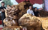 Choáng ngợp ngắm bộ kỳ mộc 7 món 'tứ linh quần tụ', giá 3,5 tỷ đồng